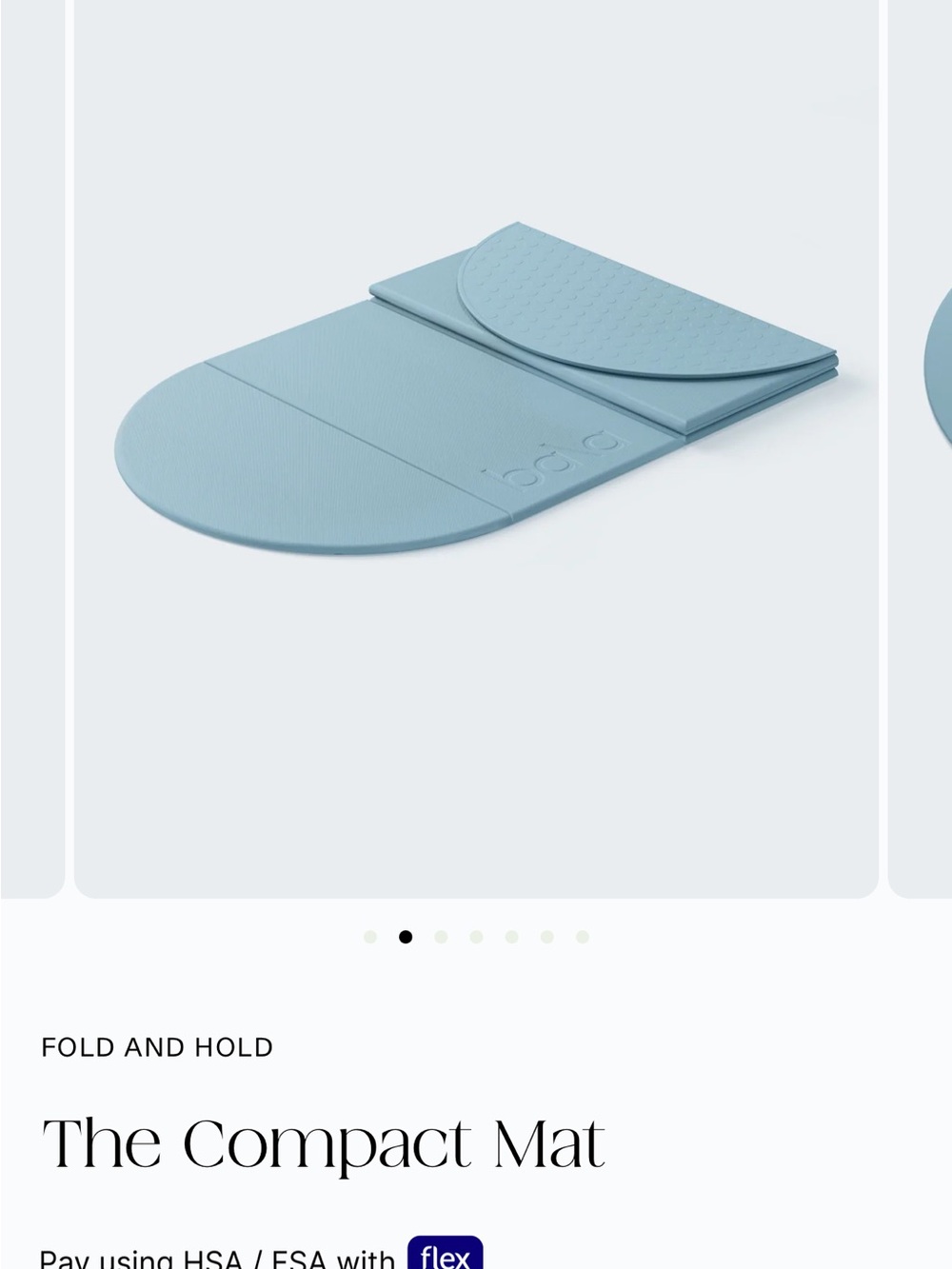 Bala Compact Mat in Light Blue